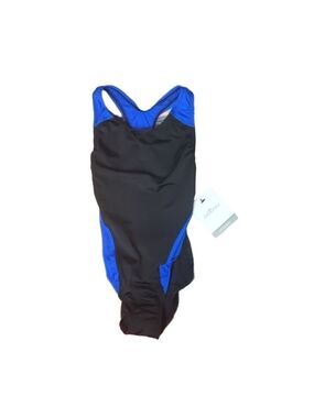 Dolfin athletic swimsuit black royal size 26